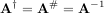 † # -1
A = A = A