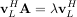 vHL A = λvHL