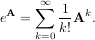 A ∞∑ 1- k
e = k!A .
k=0