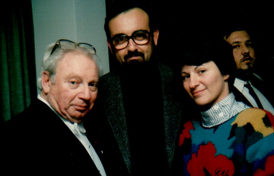 With Isaac Stern