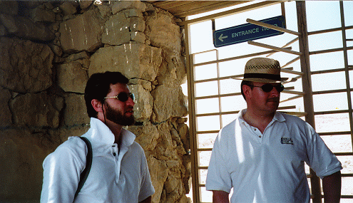 Chris Schwab and Zohar at Mezzada - ICOSAHOM-98