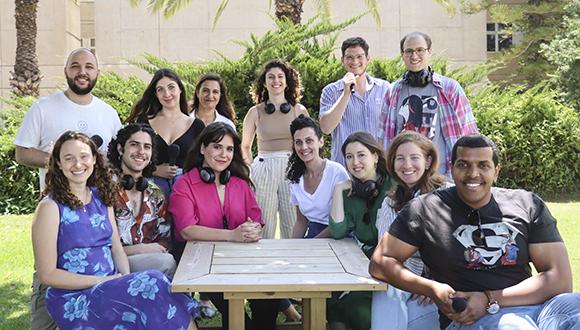 משתתפי הפודקאסט "א.נשים ומקומות" - אורבנולוגיה, אוניברסיטת תל אביב