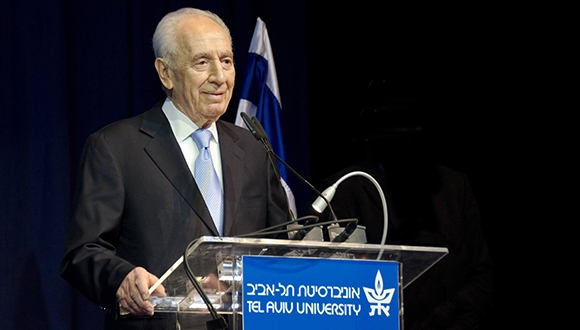 אוניברסיטת תל אביב מתאבלת על לכתו של שמעון פרס, ראש הממשלה ונשיא המדינה לשעבר