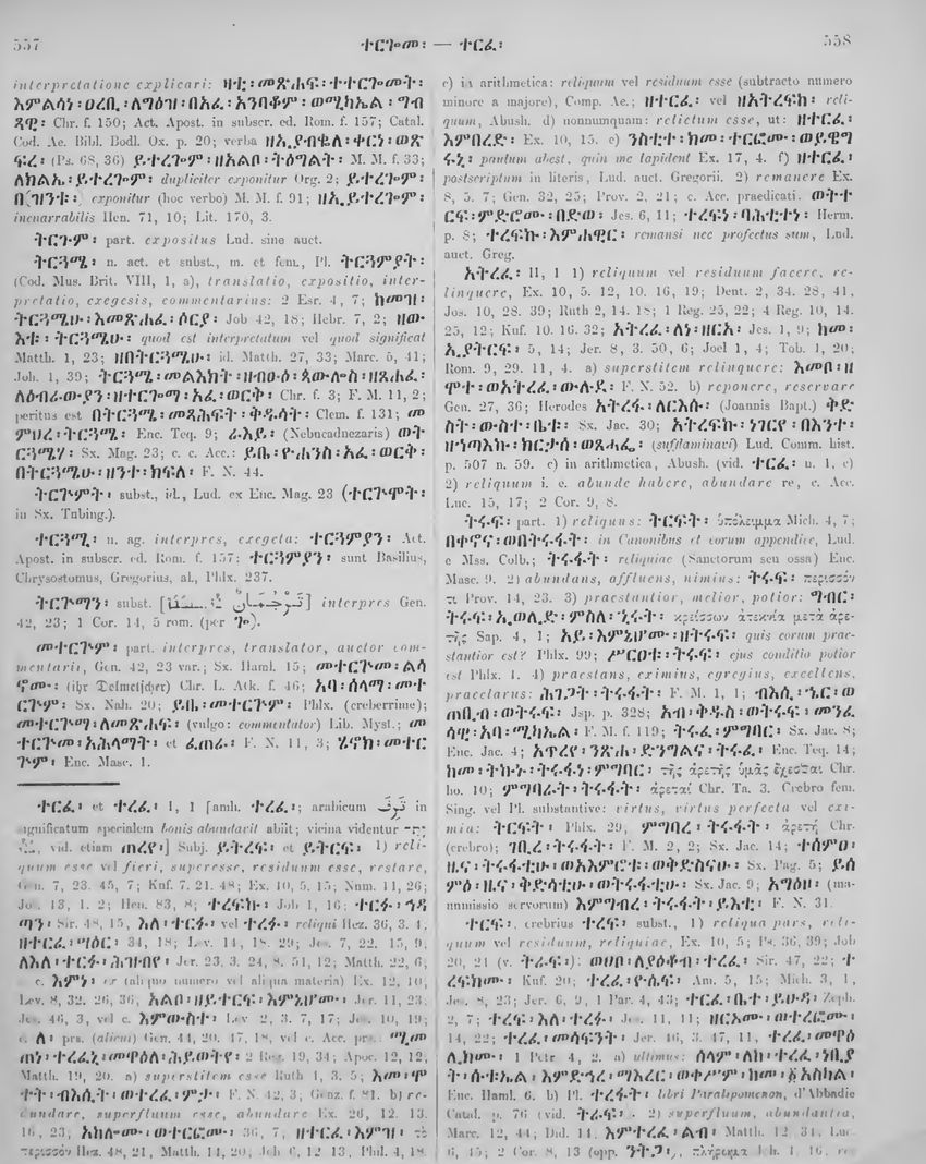 Dillmann s lexicon