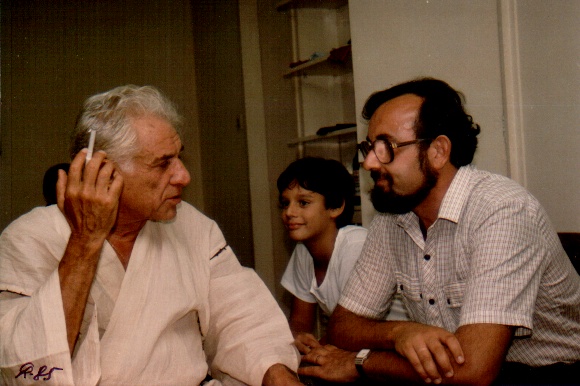 With Leonard Bernstein