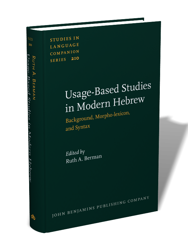 Usage-Based Studies in Modern Hebrew