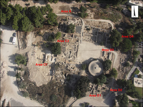 Fig. 1: Aerial view of the site