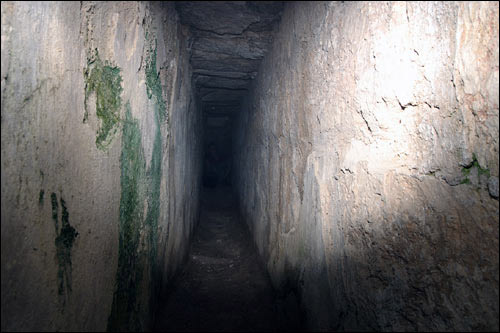 Fig. 11: A picture inside Tunnel A