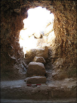 Fig. 17: A Jewish ritual bath west of area D1 after entail clean up