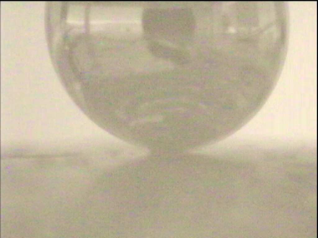 Small contact of the mercury drop to the semiconductor surface