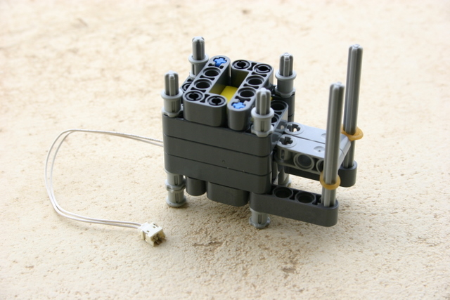 The solenoid prototype assembly