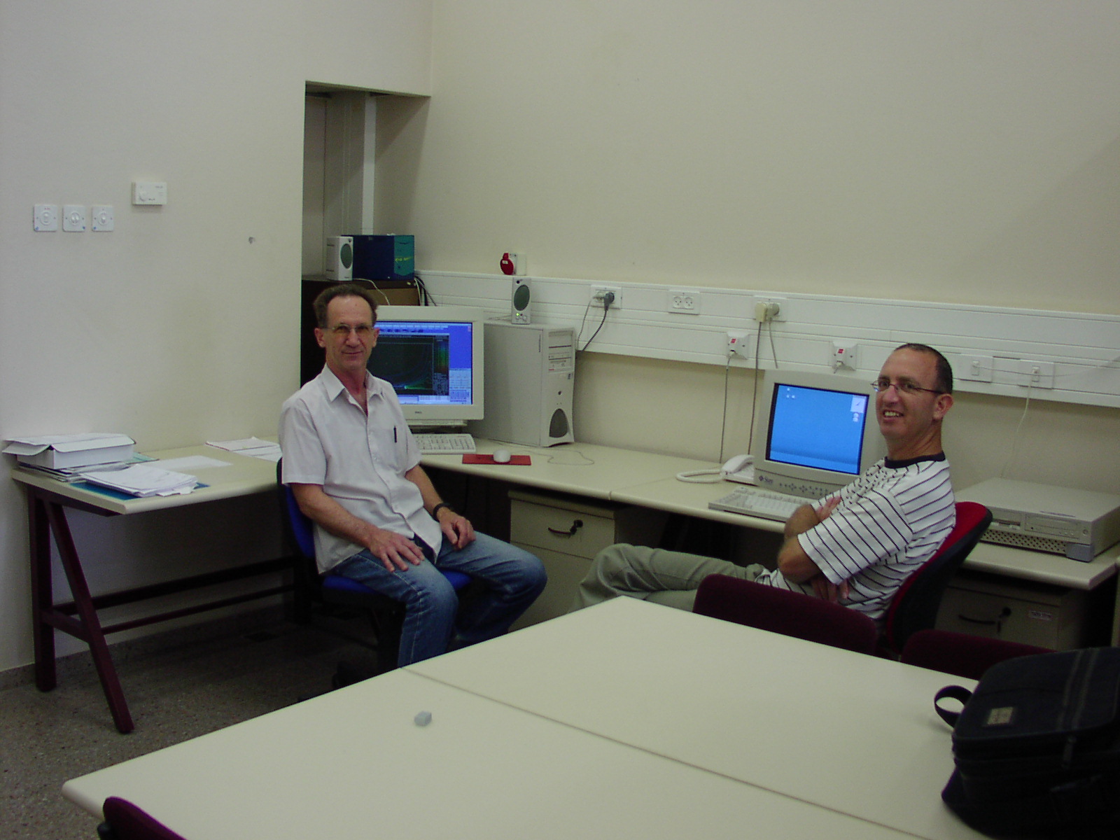 Ilan and























 Meidad - May 2001