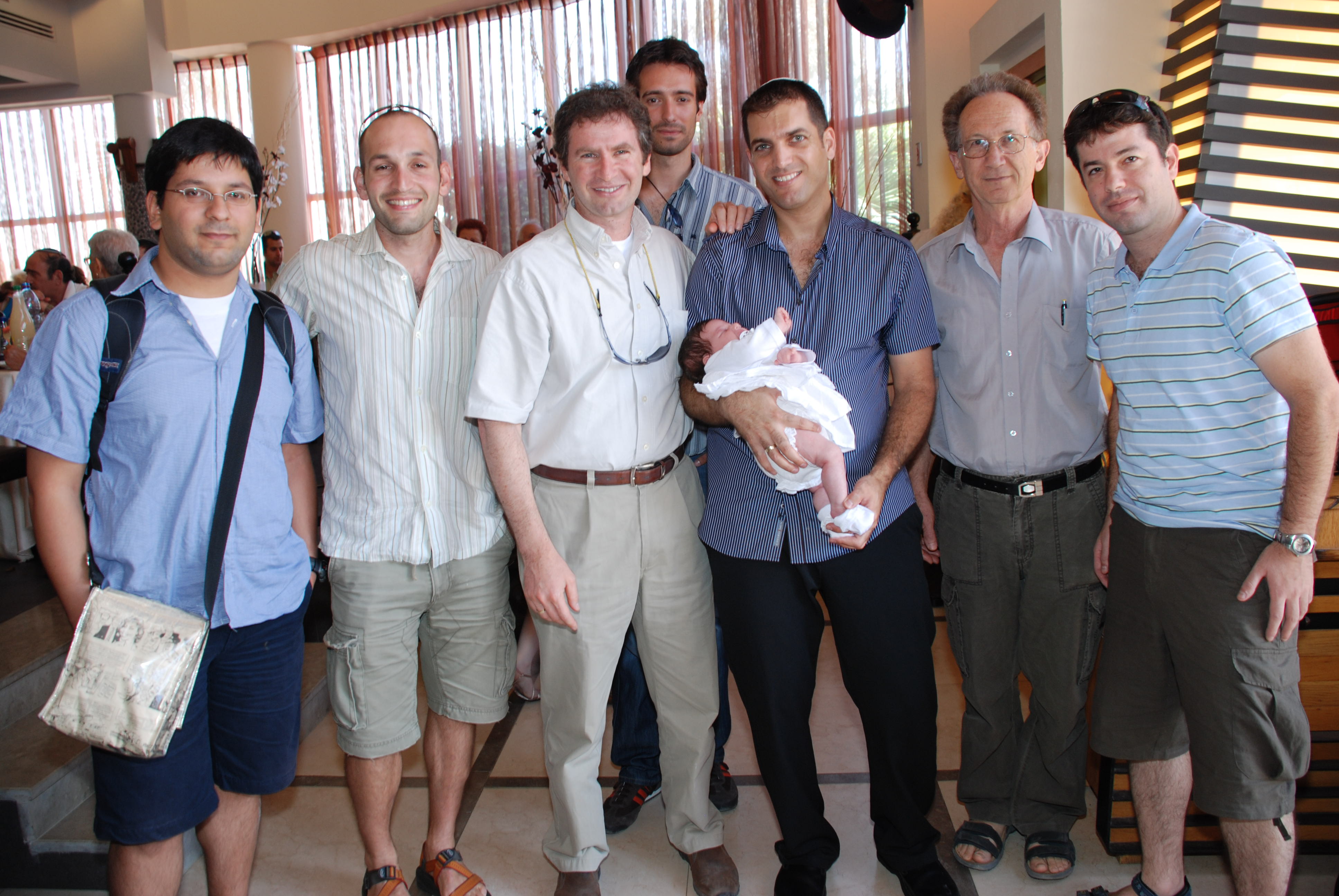 Nir's first
born baby-girl celebration, July 2, 2010
