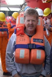 Zvi aboard the RV METEOR